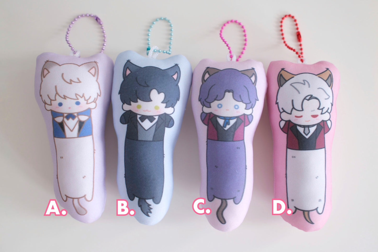 LADS Squeeze Pillow Fan Art Keychain