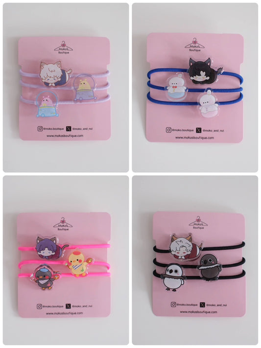 LADS Characters Fan Art Hair Tie Set