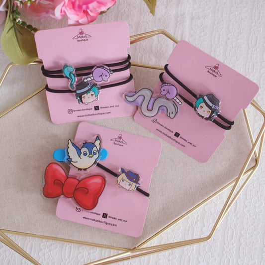 Twst Fan Art Hair Tie Hair Clip Sets