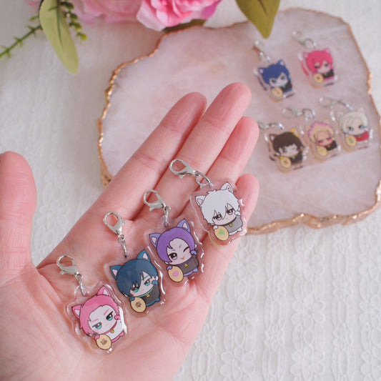 Blue Soccer Anime Fan Art Phone Strap Charm