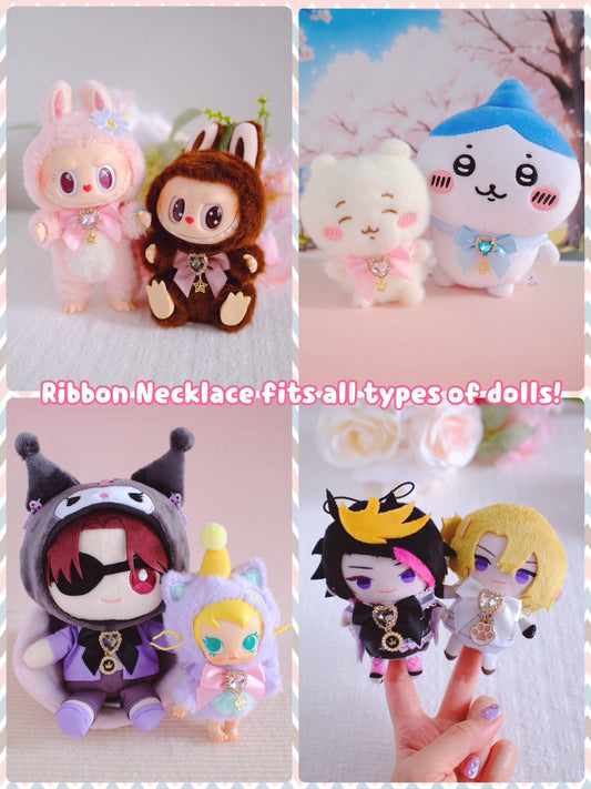 Ribbon Necklace for Plushie & dolls