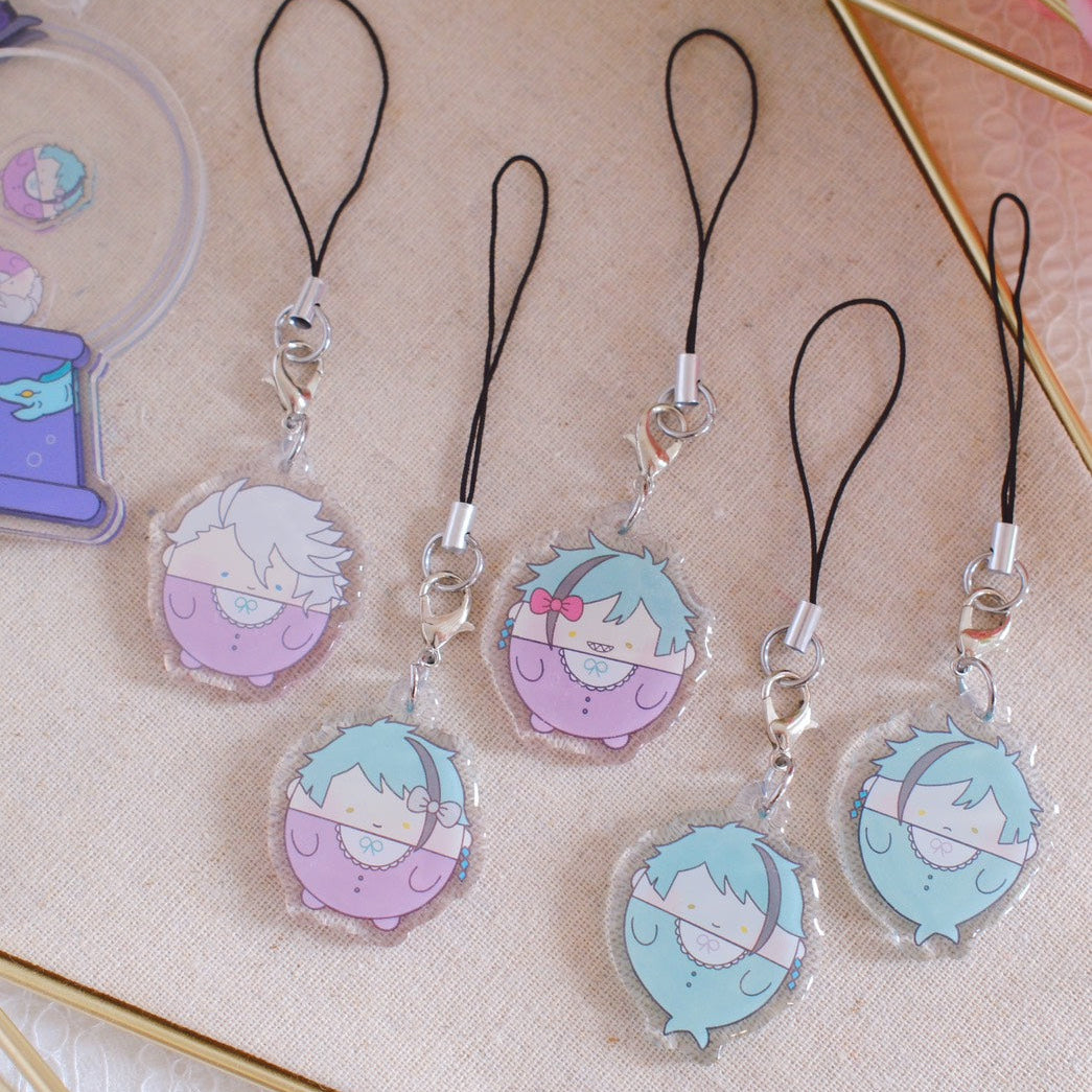 Twst Fan Art Calm Buddy Keychains