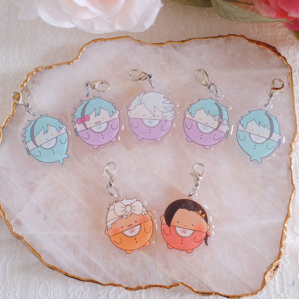 Twst Fan Art Calm Buddy Keychains