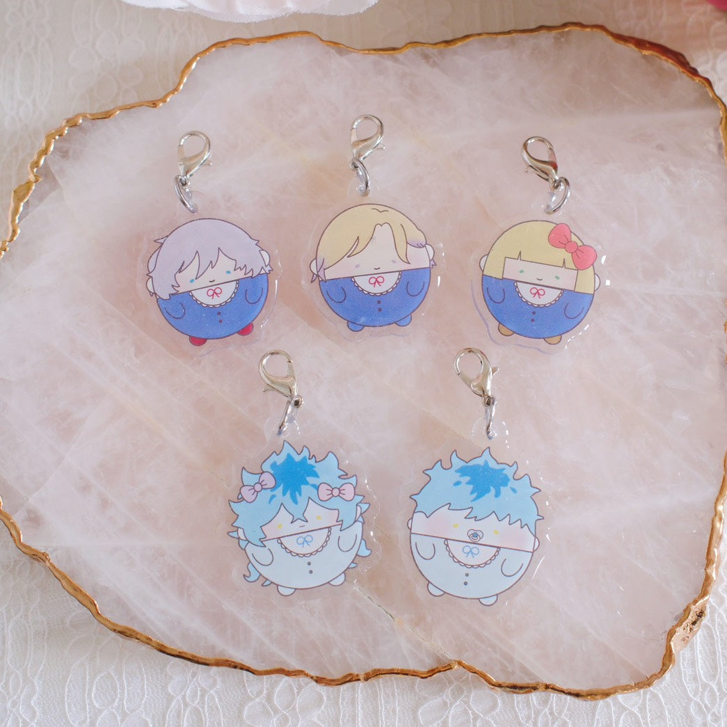 Twst Fan Art Calm Buddy Keychains