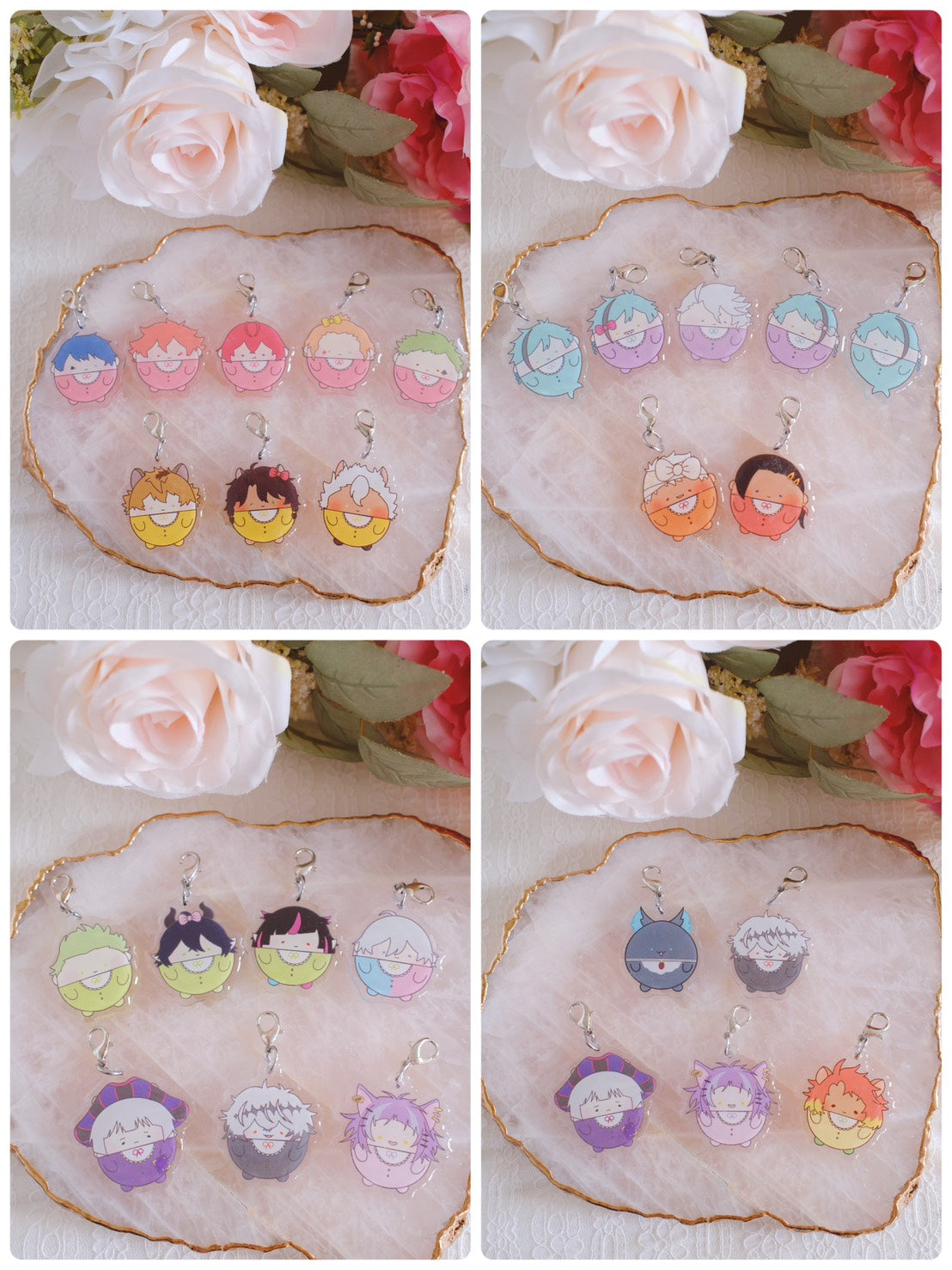 Twst Fan Art Calm Buddy Keychains