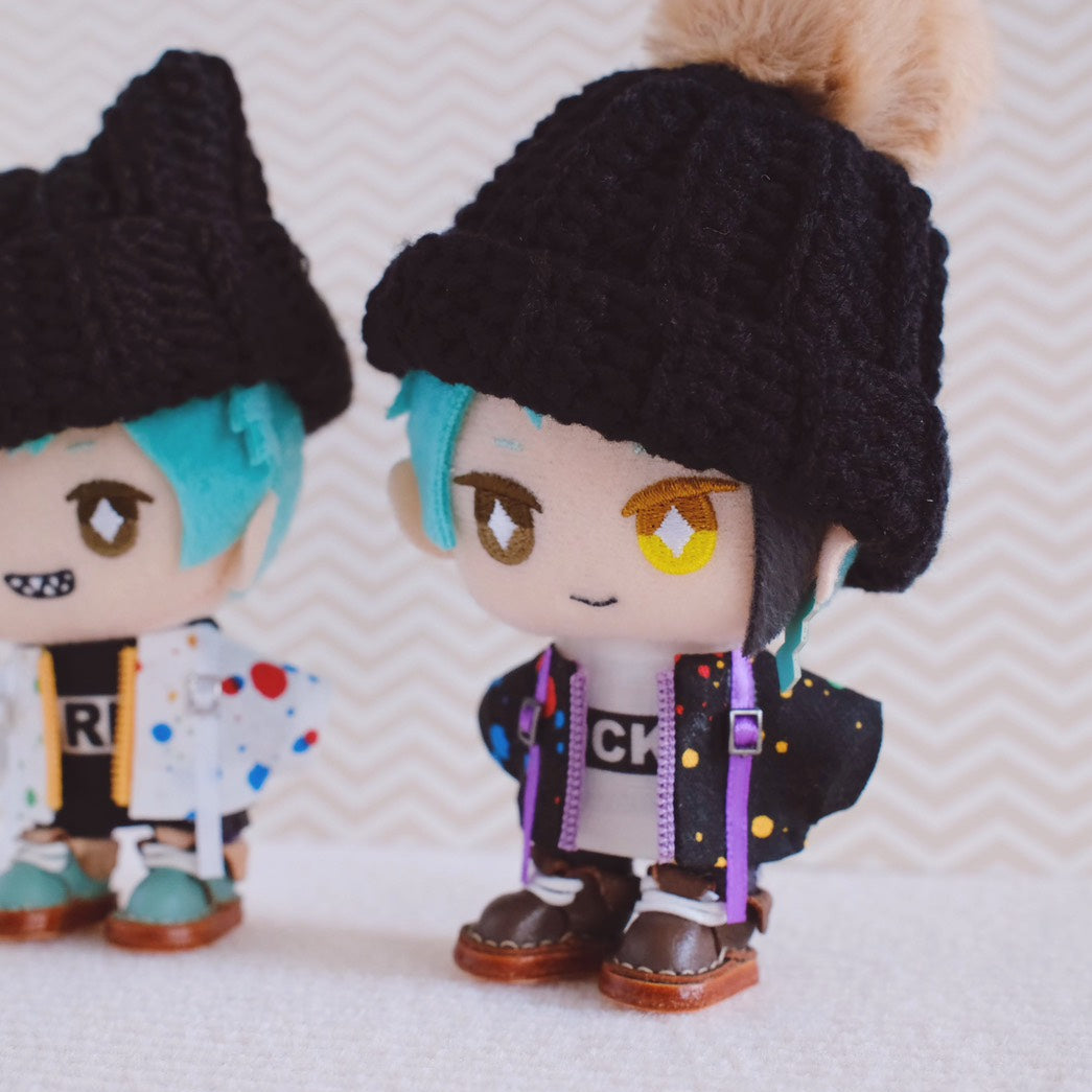 Zipper Jacket Set (Jacket+Shirt) for 10 cm Nui Plush