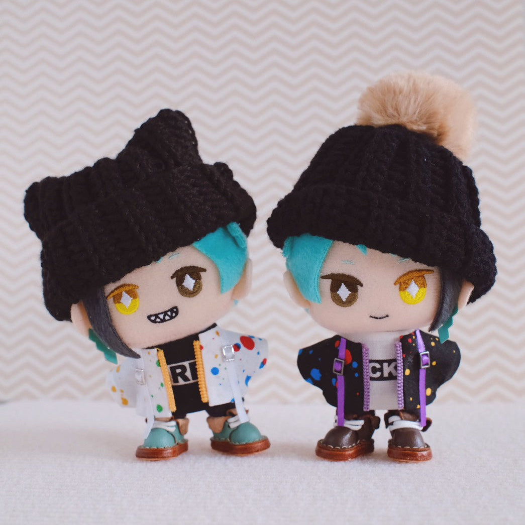 Zipper Jacket Set (Jacket+Shirt) for 10 cm Nui Plush