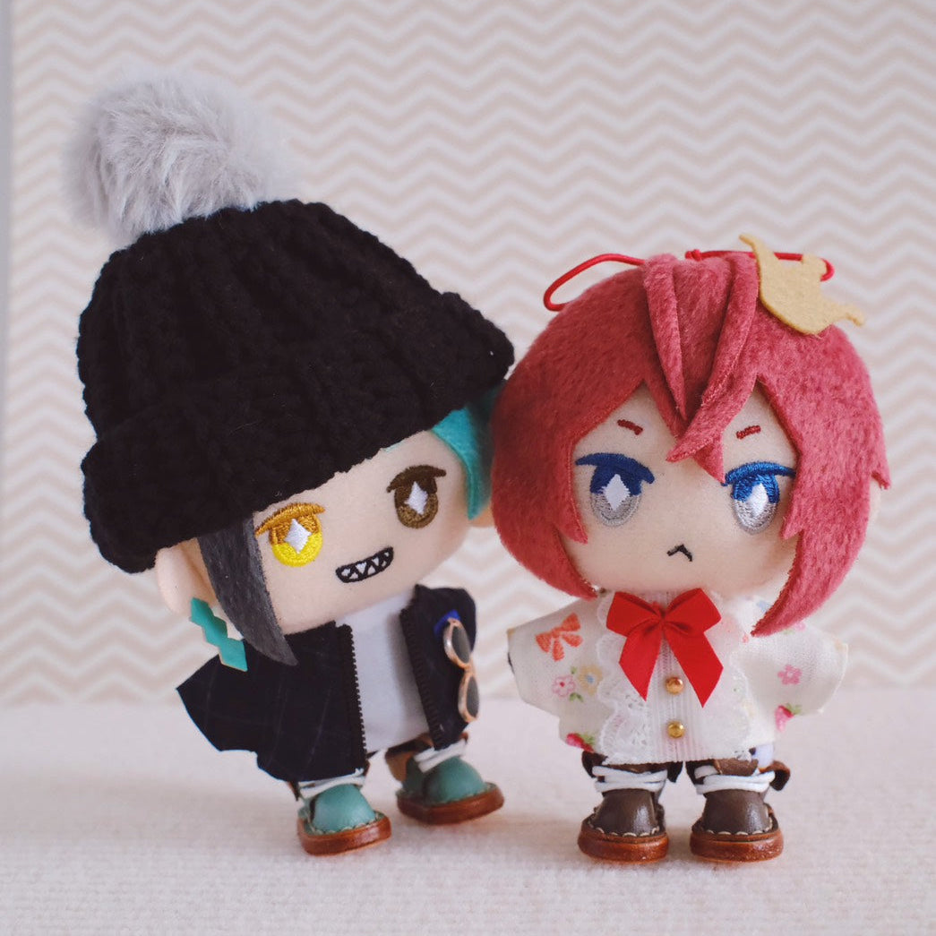 Zipper Jacket Set (Jacket+Shirt) for 10 cm Nui Plush