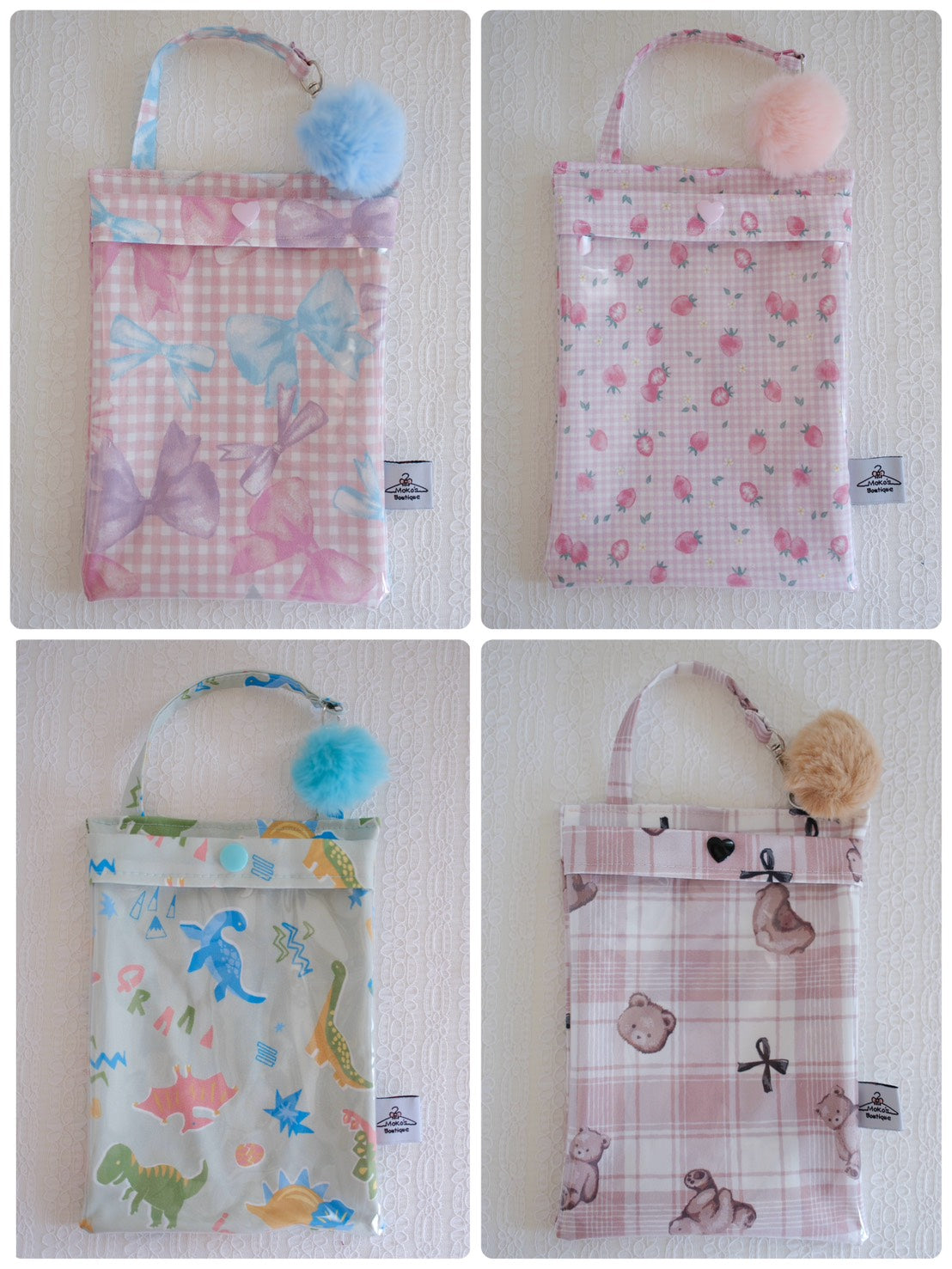 Buddy Carrying Bag with Pom Pom