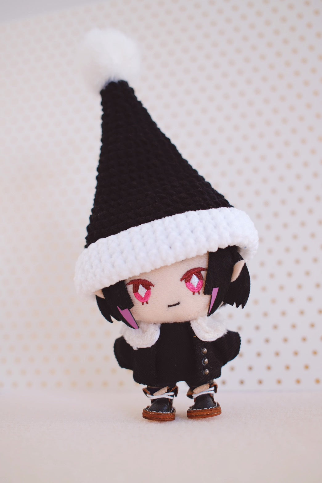 Fur Trimmed Coat for Plushie | Moko's Boutique