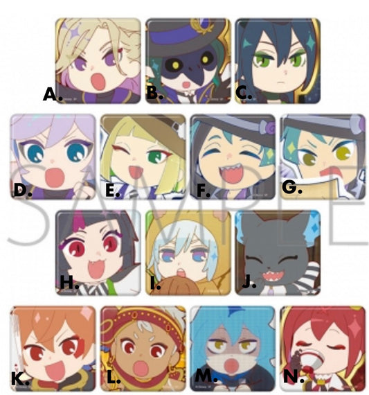 Twisted Wonderland The Animation Square Badge Collection Preorder