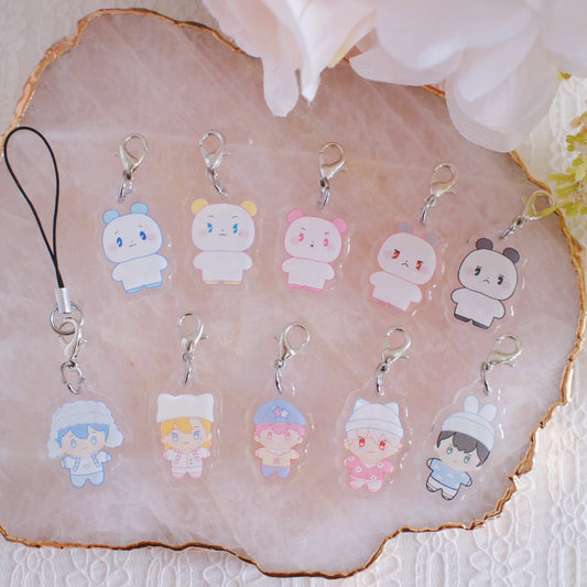 Kpop mmmm Fan Art Charm Keychains