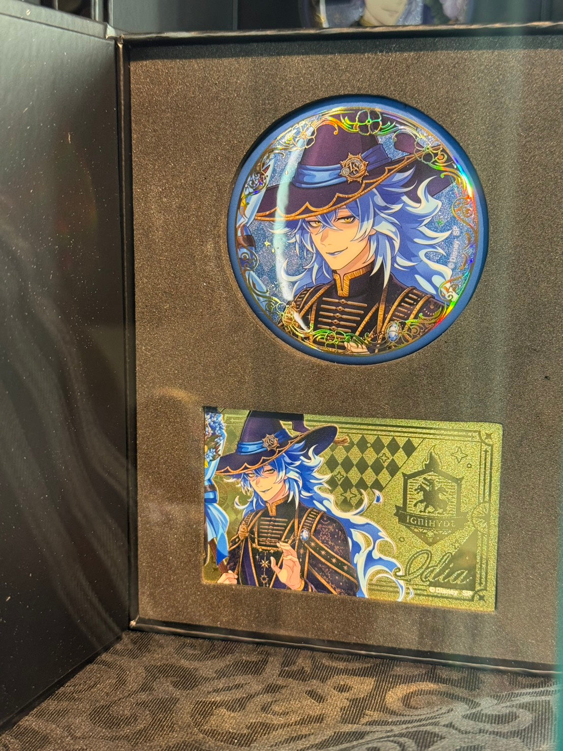 Twisted Wonderland Bloom Birthday Aurora Foil Stamped Can Badge & Metal Card Set Preorder