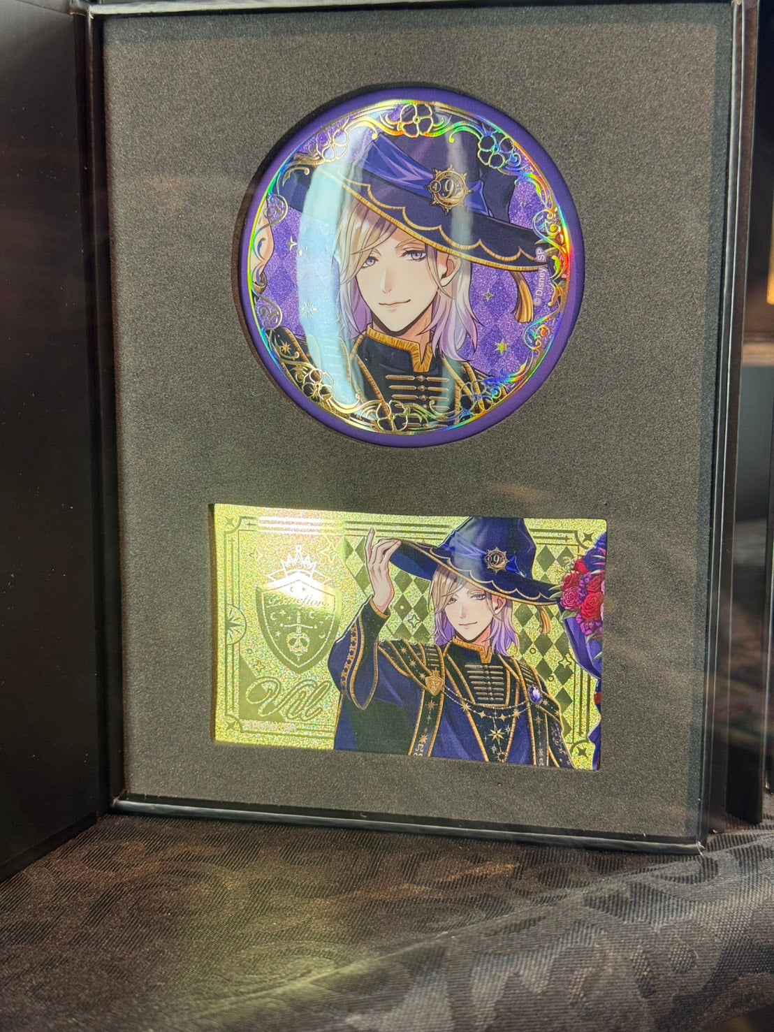 Twisted Wonderland Bloom Birthday Aurora Foil Stamped Can Badge & Metal Card Set Preorder