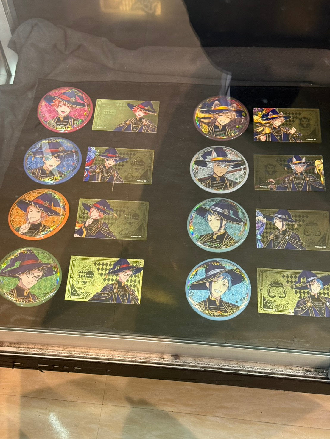 Twisted Wonderland Bloom Birthday Aurora Foil Stamped Can Badge & Metal Card Set Preorder