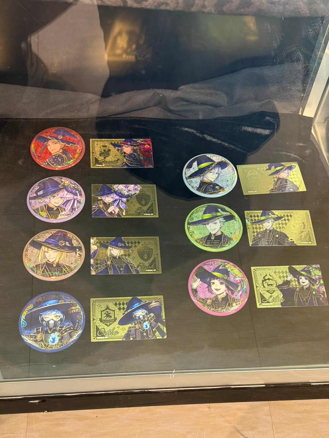 Twisted Wonderland Bloom Birthday Aurora Foil Stamped Can Badge & Metal Card Set Preorder