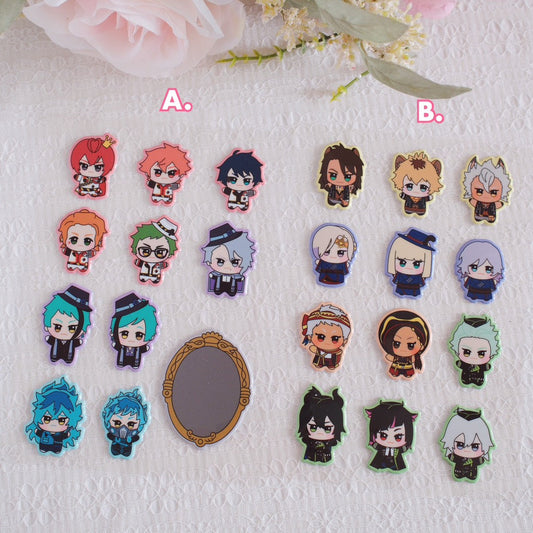 Twst Fan Art 3D Puffy Stickers Set (2 Styles)