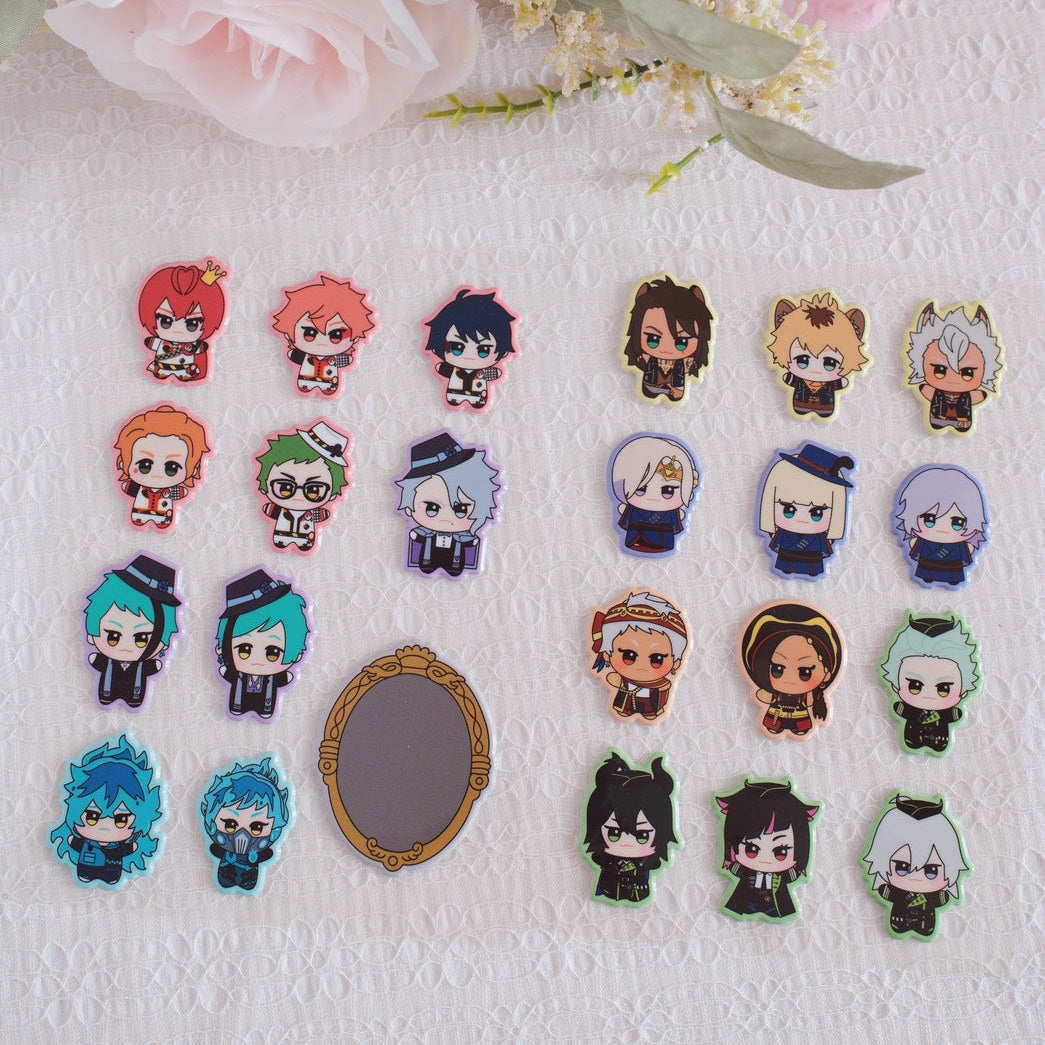 Twst Fan Art 3D Puffy Stickers Set (2 Styles)