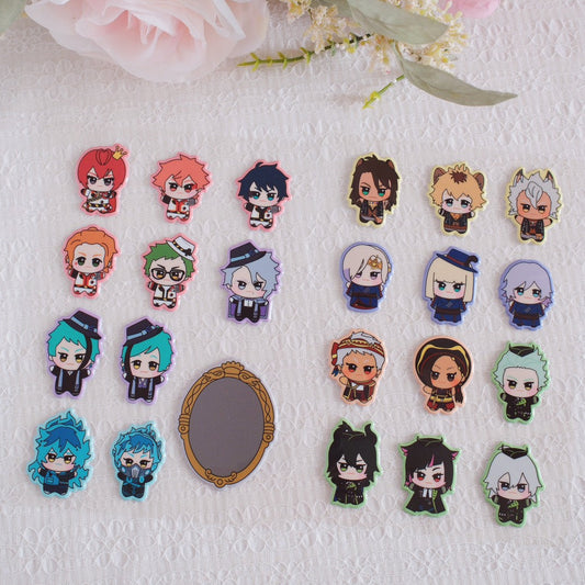 Twst Fan Art 3D Puffy Stickers Set (2 Styles)