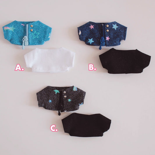 Star Denim Jacket Set for Plushie