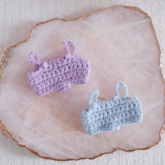 Pastel Knitted Pants for Plushie