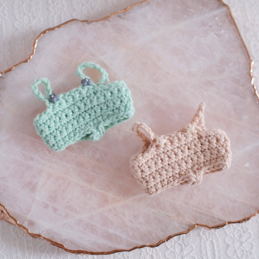 Pastel Knitted Pants for Plushie