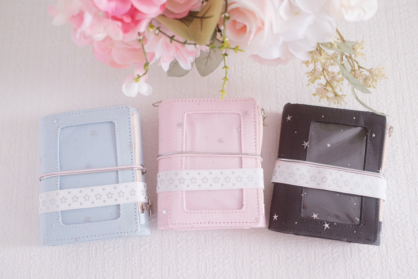 🌟 Oshikatsu Passport: Multi-Functional 3-Ring Photocard Mini Binder