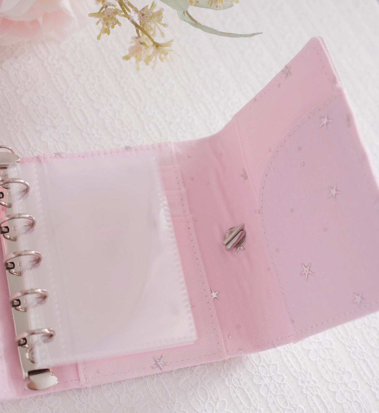 🌟 Oshikatsu Passport: Multi-Functional 3-Ring Photocard Mini Binder