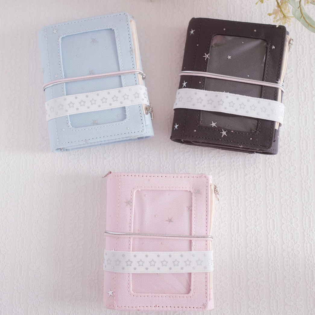 🌟 Oshikatsu Passport: Multi-Functional 3-Ring Photocard Mini Binder