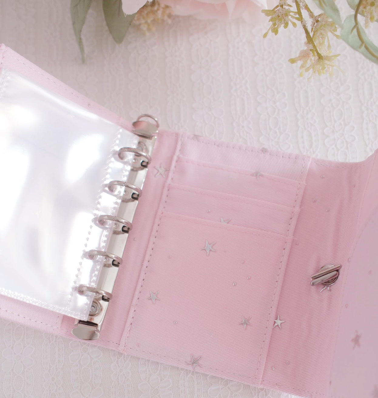 🌟 Oshikatsu Passport: Multi-Functional 3-Ring Photocard Mini Binder