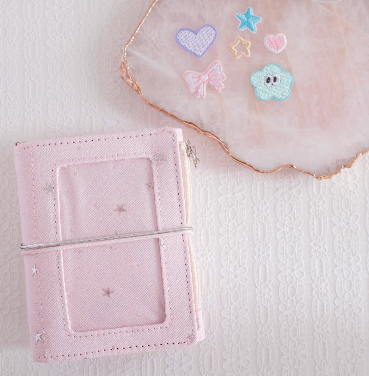 🌟 Oshikatsu Passport: Multi-Functional 3-Ring Photocard Mini Binder