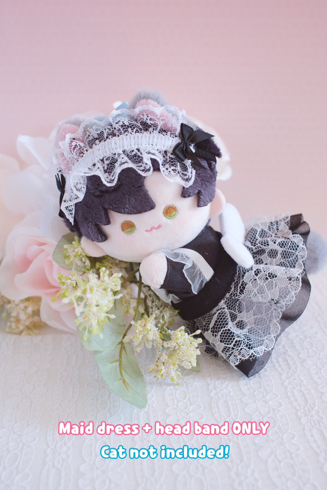 Cat Maid Dress Set for LADS Plush