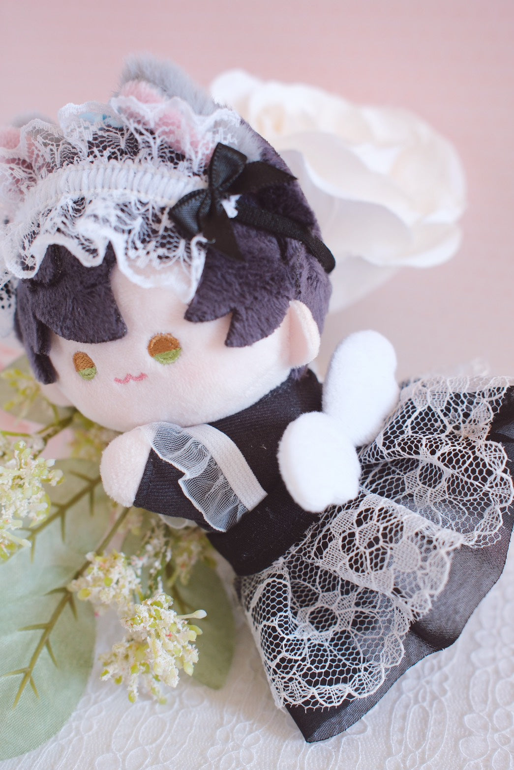 Cat Maid Dress Set for LADS Plush