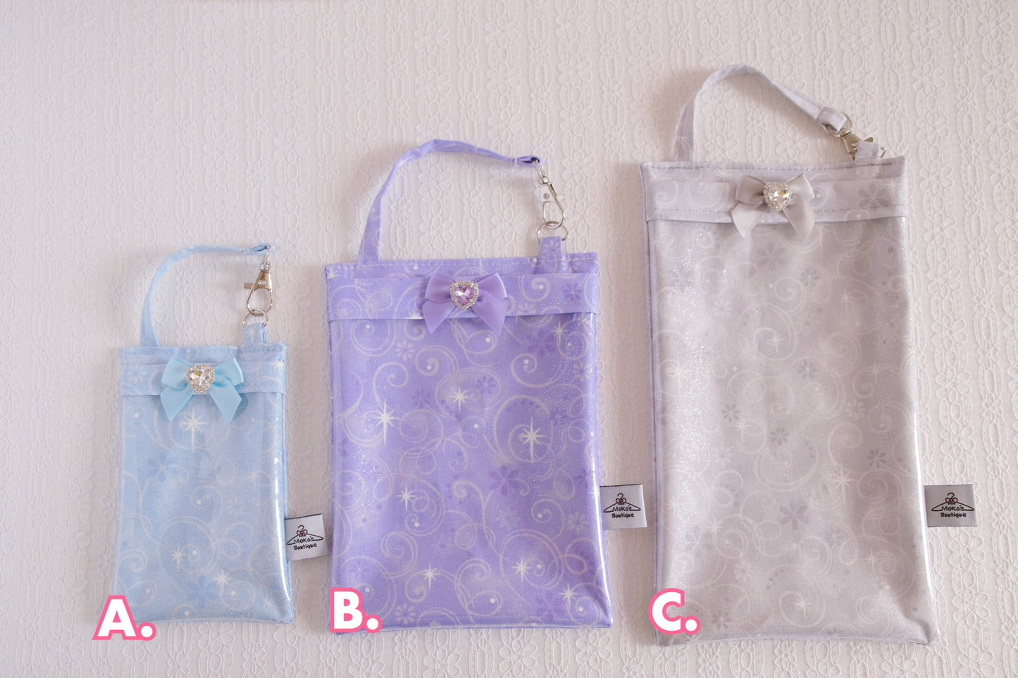 Sparkling Crystal Carrying Bag (3 Sizes)