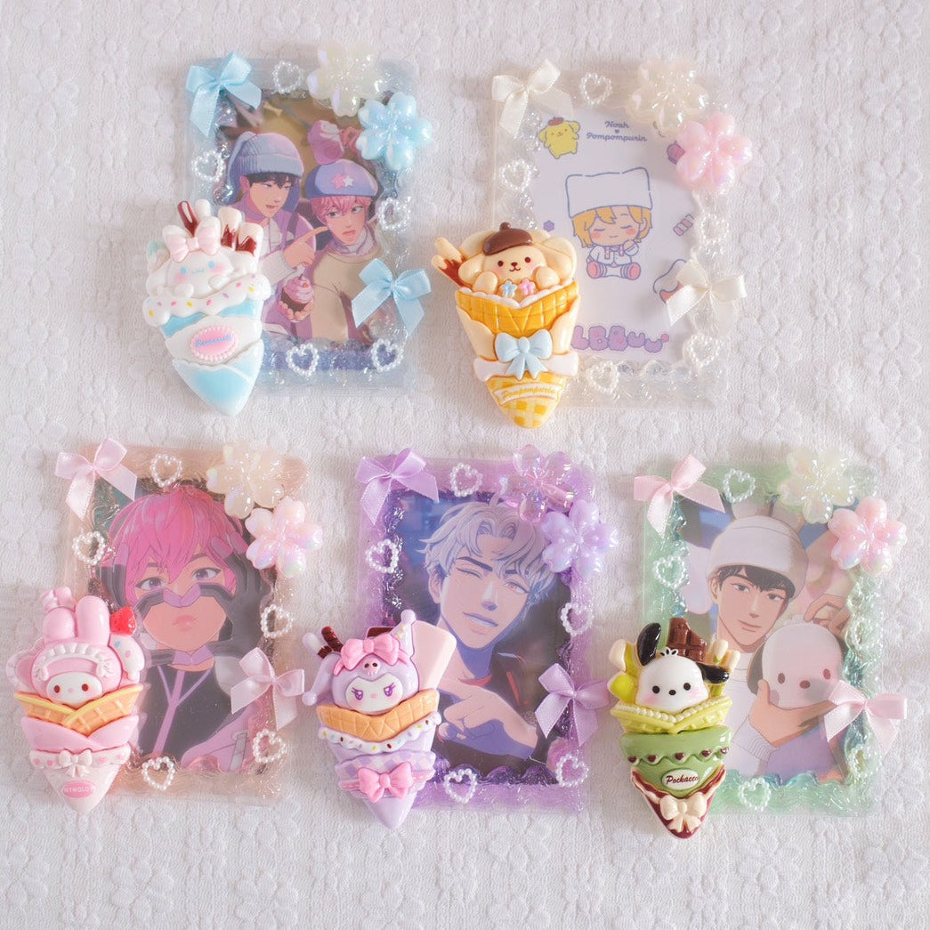 Sweet Dessert Time Cards Deco Toploaders (8 Styles)