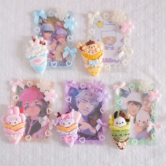 Sweet Dessert Time Cards Deco Toploaders (8 Styles)