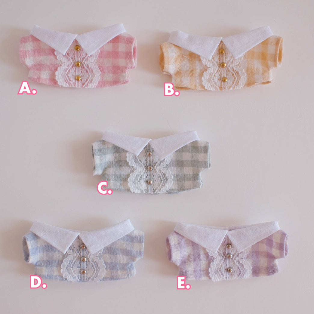 Plaid Shirts for Plushies