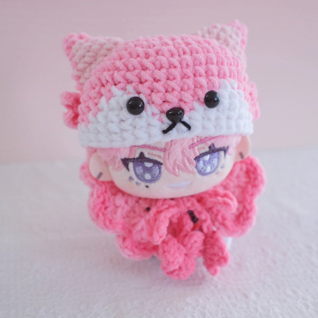 Shiba Wolf Animal Cape for Plushie