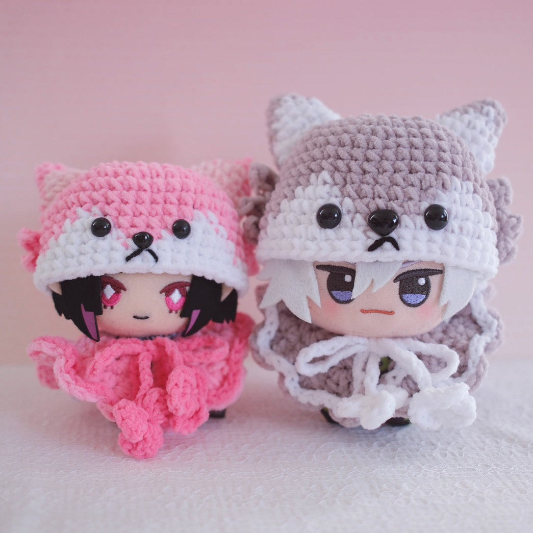 Shiba Wolf Animal Cape for Plushie