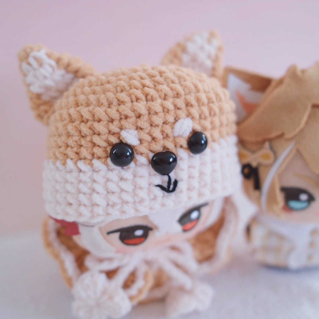 Shiba Wolf Animal Cape for Plushie
