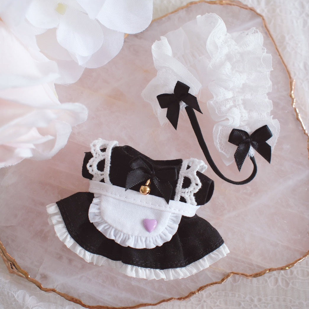 Maid Dress Outfit Set for Plushies