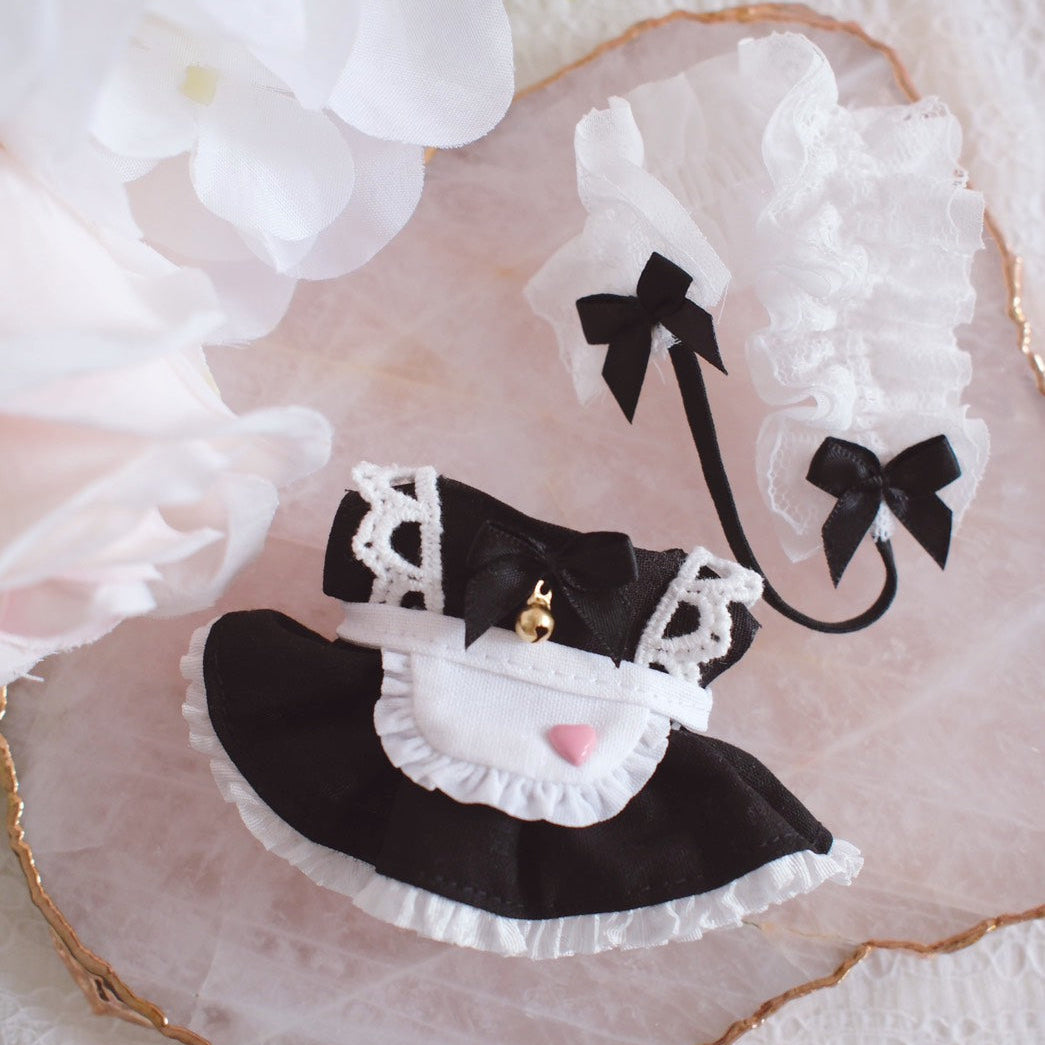 Maid Dress Outfit Set for Plushies