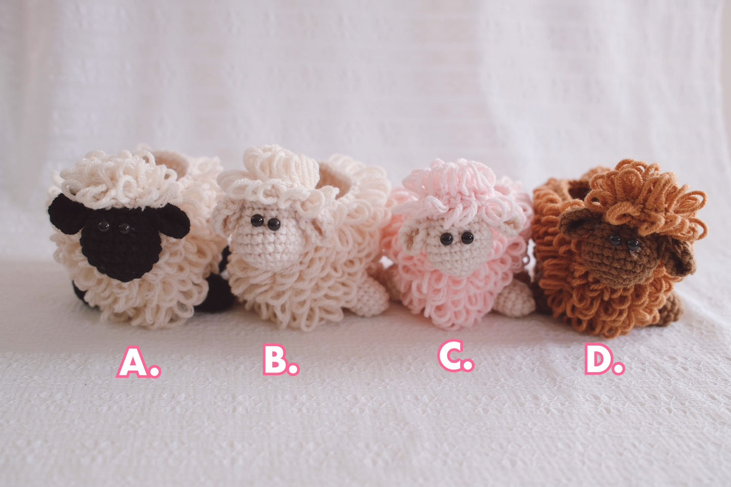 Sheep Basket for Plushies