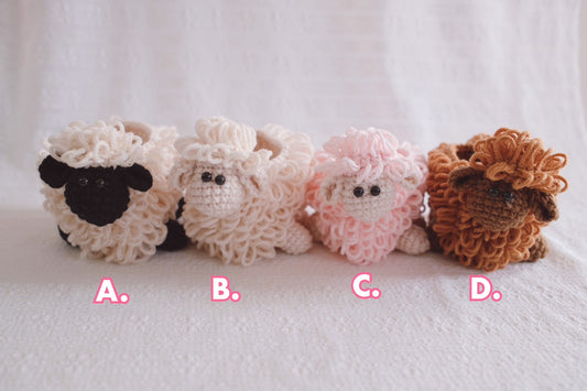 Sheep Basket for Plushies
