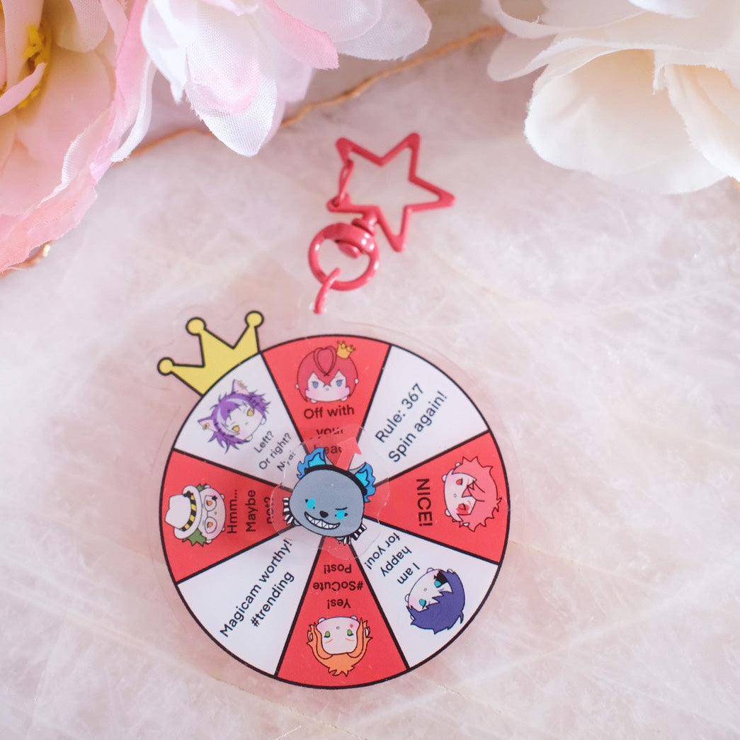 Twst Fan Art Spinner Keychains (7 Styles)