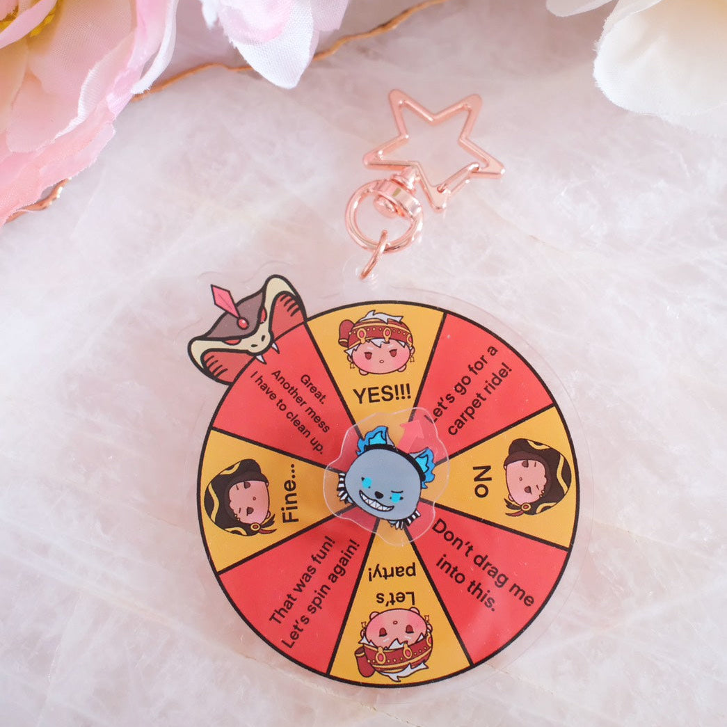 Twst Fan Art Spinner Keychains (7 Styles)