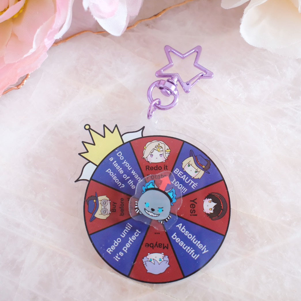 Twst Fan Art Spinner Keychains (7 Styles)