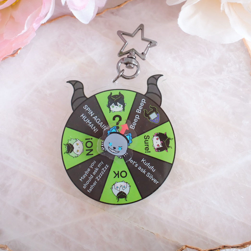 Twst Fan Art Spinner Keychains (7 Styles)