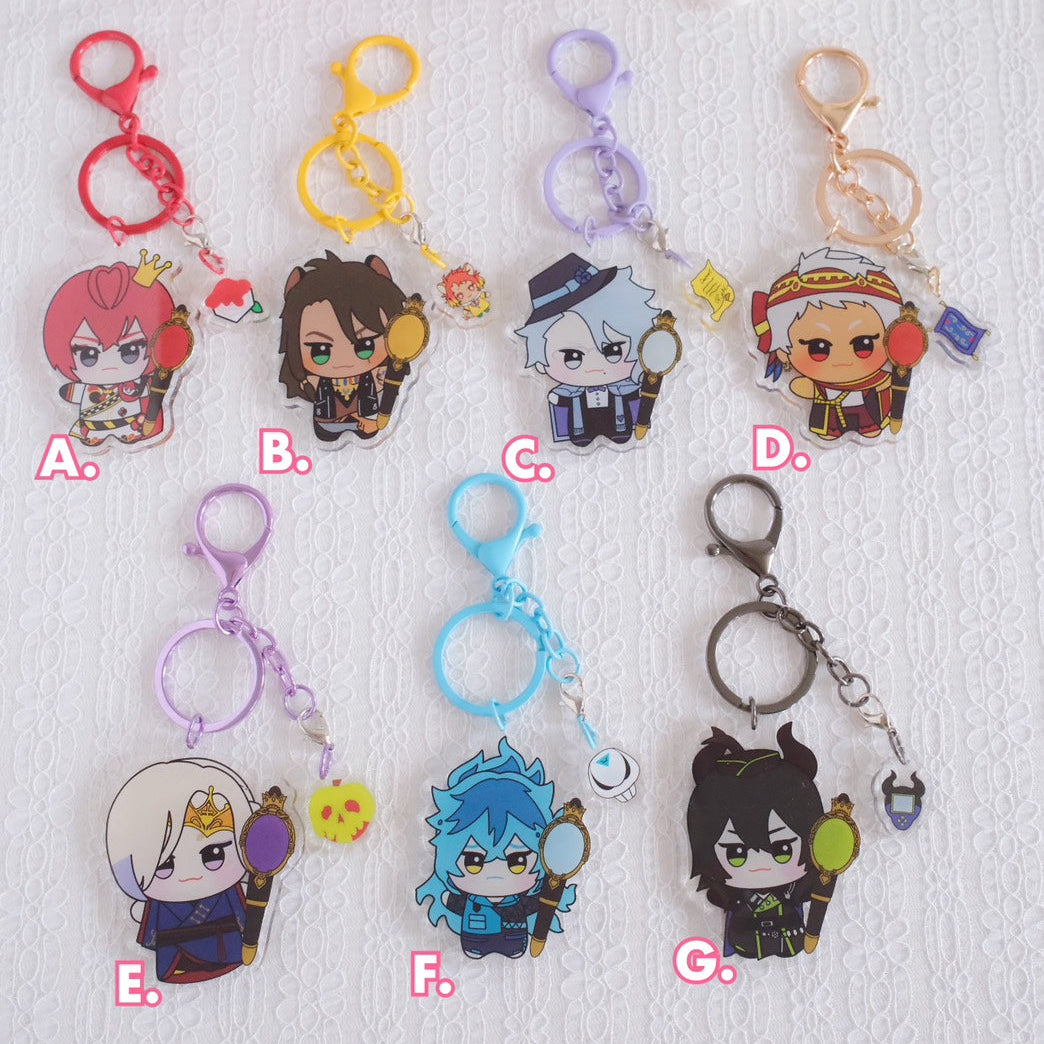 Twst Fan Art Light Up Keychains (7 Styles)