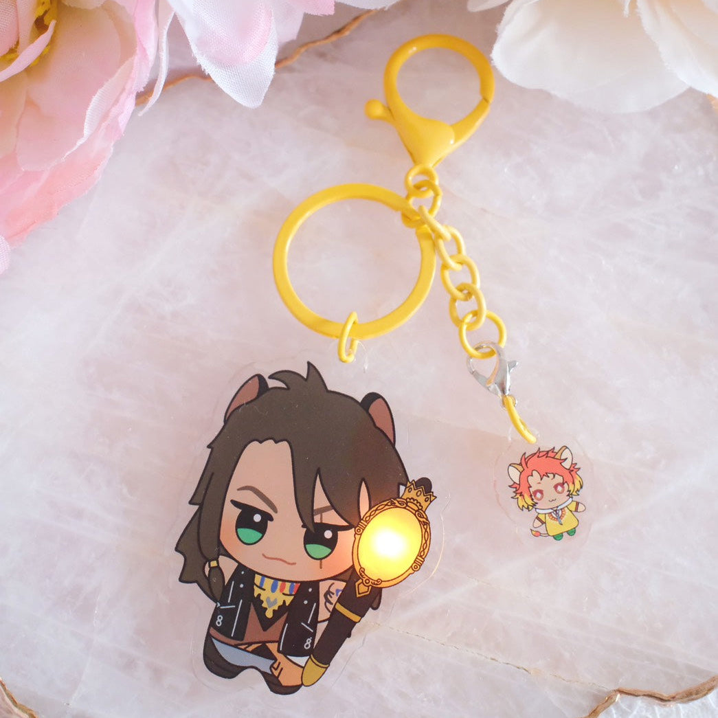 Twst Fan Art Light Up Keychains (7 Styles)